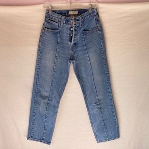 levi’s high waisted altered jeans